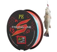 Fishing Line for Bass 4 Strands Braid, High Tear Resistance, Abrasion | Outdoor fishing wire for casting in salt water, from boat, from the shore, when ice fishing, on rocks, for barsc