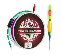 Fishing Line Set with Automatic Float, 100 Metres, Sensitive and Beginner-Friendly Line, Automatic Bobber Line Group, for Beginners in Outdoor Fishing from Kayak, Lake, River, Shore and Bridge