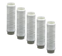 Fishing Line Spool Pack 5 Nylon Rolls 0 10mm to 0 50mm in Lengths of 50m 100m and 200m (0.10mm/200m)