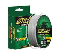 Fishing Line - Ultra Strong Super Line, Stretch Free, High Sensitivity | Saltwater Fishing Line, Abrasion Resistant, Low Memory Effect, Thin Diameter, Multicoloured Braid Line for Salt