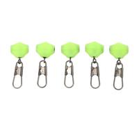 Fishing Line Zinc Slides Fishing Float Connector Green Low Resistance Float Connector Lure Line Accessories (Small T Type)