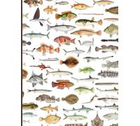 Fishing Log Book: Fishing log large size 8.5 x 11 - track trips, record catches, and document your fishing adventures, whether you're a beginner or a pro.