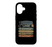 Fishing Logic 1 The Early Bird Gets The Fish Angler Case for iPhone 16