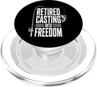 Fishing Lover Retired Casting Into Freedom PopSockets PopGrip for MagSafe