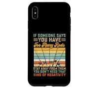 Fishing Lover Vintage Humor Quote retro fisherman fisher Case for iPhone XS Max