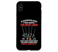 Fishing Lover Vintage Humor Rods Quote fisherman fisher Case for iPhone XS Max