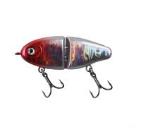 Fishing Lure, 6cm 6.5g 1pc Slow Sinking Swimbait, Two Joints Multi Section Design, Flexible S-Shaped Mimetic Tremor, Strong Stability Long Casting, Realistic 3D Coating for Bass Trout Fishing(7)