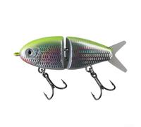 Fishing Lure, 6cm 6.5g 1pc, Slow Sinking Two Joints Swimbait, Flexible S-Shaped Mimetic Action, 3D Realistic Scale Design with Metal Joints, for Bass Trout Freshwater Saltwater Fishing(5)