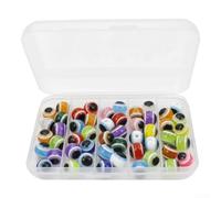 Fishing Lure Beads 200pcs/100pcs, Acrylic Material with Eye Catching Features for Enhanced Fishing Success (6mm（200pcs）)