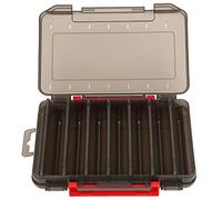 Fishing Lure Box Double-Sided Waterproof, Portable Tackle Storage Container with Adjustable Compartments, Durable Bait Organiser Case for Fishing Hooks & Hard Soft Lure