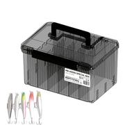 Fishing Lure Box,Large Capacity Tackle Box - Squid Jigs Bait Tackle, Fishing Storage Organizer for Lures, Hooks, Lure Boxes