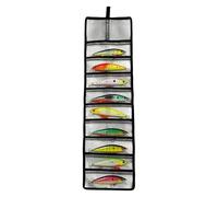 Fishing Lure Cases,Waterproof And Protective Rolling Organizer With 10 Pockets,Rolled For Soft Lures Saltwater - Men Fishermen Outdoor Saltwater Kayak Shore And Their