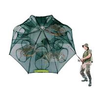 Fishing Lure Casting Nets - 4/10/16 Holes Fish Casting Net Diving Cage - Fishing Tackle Portable Catch Net for Cod, Eel, Crab, Small Fish