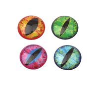 Fishing Lure Eyes - Bait Sticker Accessories, Realistic 3D Growing Details, Strong Adhesive Simulation Points, Durable Water Resistant , Easy to Apply Craft Accessories | Fishing Ver, 6 mm