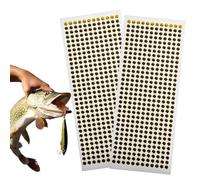 Fishing Lure Eyes, Self Adhesive Fishing Lure Eyes | 500X Artificial Fishing Lure Sticker Eyes 6mm | Streams and River Ponds Attract Fish Fishing Eyes