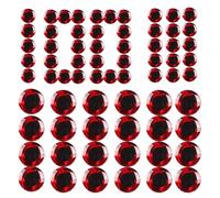 Fishing Lure Eyes - Soft Rubber Drop 0.31 Inch 100 Pack 3D Adhesive Fish Eyes | Fly Tying Craft Stickers Bait Making Kit | Durable Tackle Accessory For DIY Lures Jig Design Fishing Repair Crafting