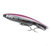 Fishing Lure for Sea Fishing 170mm 65g Slow Suspending Bass Pike Tackle with Silent Operation and Realistic Holographic Finish (pink)