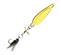 Fishing Lure Glitter Swimming Bait with Floating Tail Fin - Lightweight Fly Fishing Equipment for Trout Catfish Beginners River Angler Bass