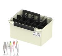Fishing Lure Organizer - Large Capacity Tackle Box | Squid Jigs Bait Tackle Box, Fishing Storage Organizer for Lures, Hooks, Lure Boxes