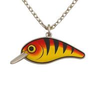 Fishing Lure Pendant | Beach Style Necklaces for Women, Colourful Lightweight Craft Jewellery for Children, Se référer à la description, Acrylic, Refer to description