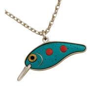 Fishing Lure Pendant | Beach Style Necklaces for Women | Handmade Lightweight Colorful Bait for Women Men, Se référer à la description, Acrylic, Refer to description