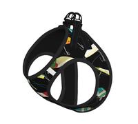 Fishing Lure Printing Puppy Summer Vest Harness With Reflective,Dog Accessories For Small Medium Large Dogs And Cats