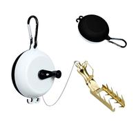 Fishing Lure Retriever - Tackle Rescue Device, Bait Saver System | Durable Weighted Recovery Accessory With Braidede Rope Length Design For Angling Casting Snagged Hook Release Waterway Shoreline Bo