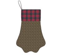 Fishing Lure Style Print Christmas Pet Socking Festive Dog Paw Xmas Pets Gift For Seasonal Party Supplies