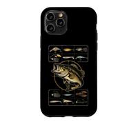 Fishing Lure Tackle Field Guide Bass Angler Chart Gift Case for iPhone 11 Pro