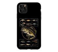Fishing Lure Tackle Field Guide Bass Angler Chart Gift Case for iPhone 11 Pro Max