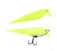 Fishing Lure with Natural Swimming Motion and Adjustable Wing System for Enhanced Sinking or Floating Presentation in Varied Depths (floating yellow)