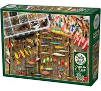 Fishing Lures 1000 Piece Angler Jigsaw Puzzle Novelty Fathers Day Gift Idea