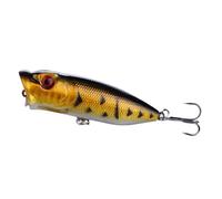 Fishing Lures 1pc Fishing Topwater Lures 11 Colors Floating Popper Lure Hooks Crank Baits Tackle Tool 6.5cm 12g Wobblers(5)