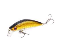 Fishing Lures 1pcs 10 Color Sinking Slowly Fishing Lures 8.5g 7cm Hard Crankbait Plastic Baits Carp Wobbler Artificial Tackle(07)