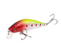 Fishing Lures 1pcs 10 Color Sinking Slowly Fishing Lures 8.5g 7cm Hard Crankbait Plastic Baits Carp Wobbler Artificial Tackle(08)