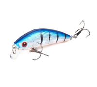 Fishing Lures 1pcs 10 Color Sinking Slowly Fishing Lures 8.5g 7cm Hard Crankbait Plastic Baits Carp Wobbler Artificial Tackle(10)