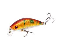 Fishing Lures 1pcs 10 Color Sinking Slowly Fishing Lures 8.5g 7cm Hard Crankbait Plastic Baits Carp Wobbler Artificial Tackle(01)