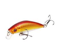 Fishing Lures 1pcs 10 Color Sinking Slowly Fishing Lures 8.5g 7cm Hard Crankbait Plastic Baits Carp Wobbler Artificial Tackle(04)