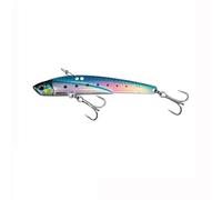 Fishing Lures 1Pcs Fishing Lure 45g Metal Jig Sinking Big Blade Cast Treble Hooks Long Casting Vibration Tackle(F)