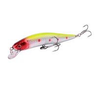 Fishing Lures 1Pcs Floating Minnow Fishing Lures 3D Eyes Crankbaits 10cm/8.4g Artificial Hard Bait Wobblers Carp Pike Tackle(H)