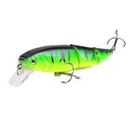 Fishing Lures 1PCS Wobblers Multi-section Fishing Lures 11.5cm 14.8g Artificial Hard Bait Crankbait Trolling Bass Pike Perch Tackle(09)