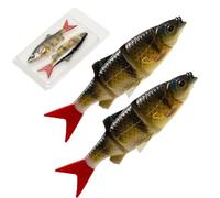 Fishing Lures - 2 Soft Imitation Lures | Soft Lure Swimmer Bait | for Catfish Crappie Fishing River Pond Night Kayak Camping Shore Outdoor