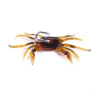 Fishing Lures 810cm Crab Shape with 3D Simulation Double Hooks Artificial Silicone Bait Designed for Attracting Big Fish in Various Waters (6#-10cm 30g)