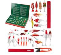 Fishing Lures Calendar, Tackle 24 Days Countdown Fish Bait Set, Christmas Surprise Fishings Bait Gift, Lifelike Multi Jointed Swimbait, Suitable For Fishing Enthusiasts