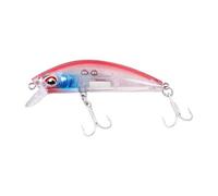 Fishing Lures Crankbait Baits Accessories with Unique Noise-Making Design 3D Eyes Realistic Colors for Pike Bass Snakehead Suitable for S, Red Back