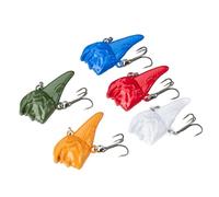 Fishing Lures for Fishing, Realistic Bass Design, Pack of 5, Dynamic Swimbaits, Adjustable for Beginners and Professionals, Accessories for Outdoor Anglers