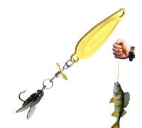 Fishing Lures, Glitter Swimmer Lure with Floating Tail - Realistic Swimming Lures for Beginners Men Fishermen Bass Ice Kayak Saltwater River Perch