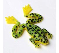 Fishing Lures Lures Soft Bait No Hook Soft Body Frog Lei Frog Silicone Bait Black Fish Carp Special Kill Soft Insect Bait Durable processing