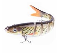 Fishing Lures, Sea Bait for Bass, Perch, Trout, Multi-Jointed Swimbaits, Slow-Sinking Bionic Swimming Baits, Freshwater & Saltwater Accessories, 27g/5.39in