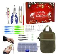 Fishing Lures Set - Fishing Accessories Set for Christmas Gift | Fishing Tackle Set with Bait, For Family Holidays Outdoor Camping Travels On The Ro